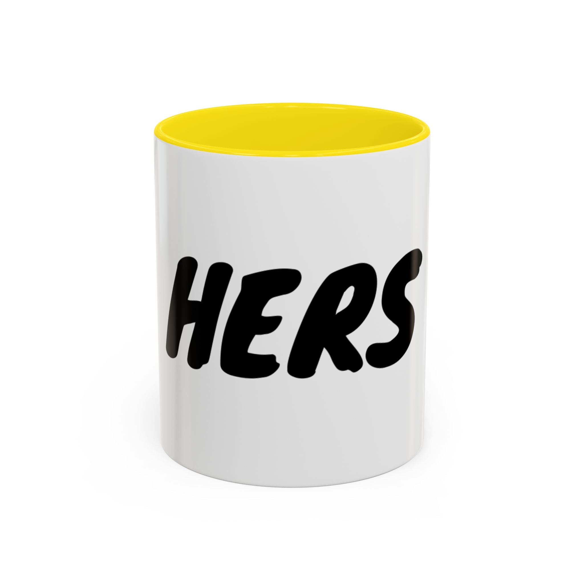 Accent Coffee Mug (11, 15oz) "HERS" COFFEE MUG