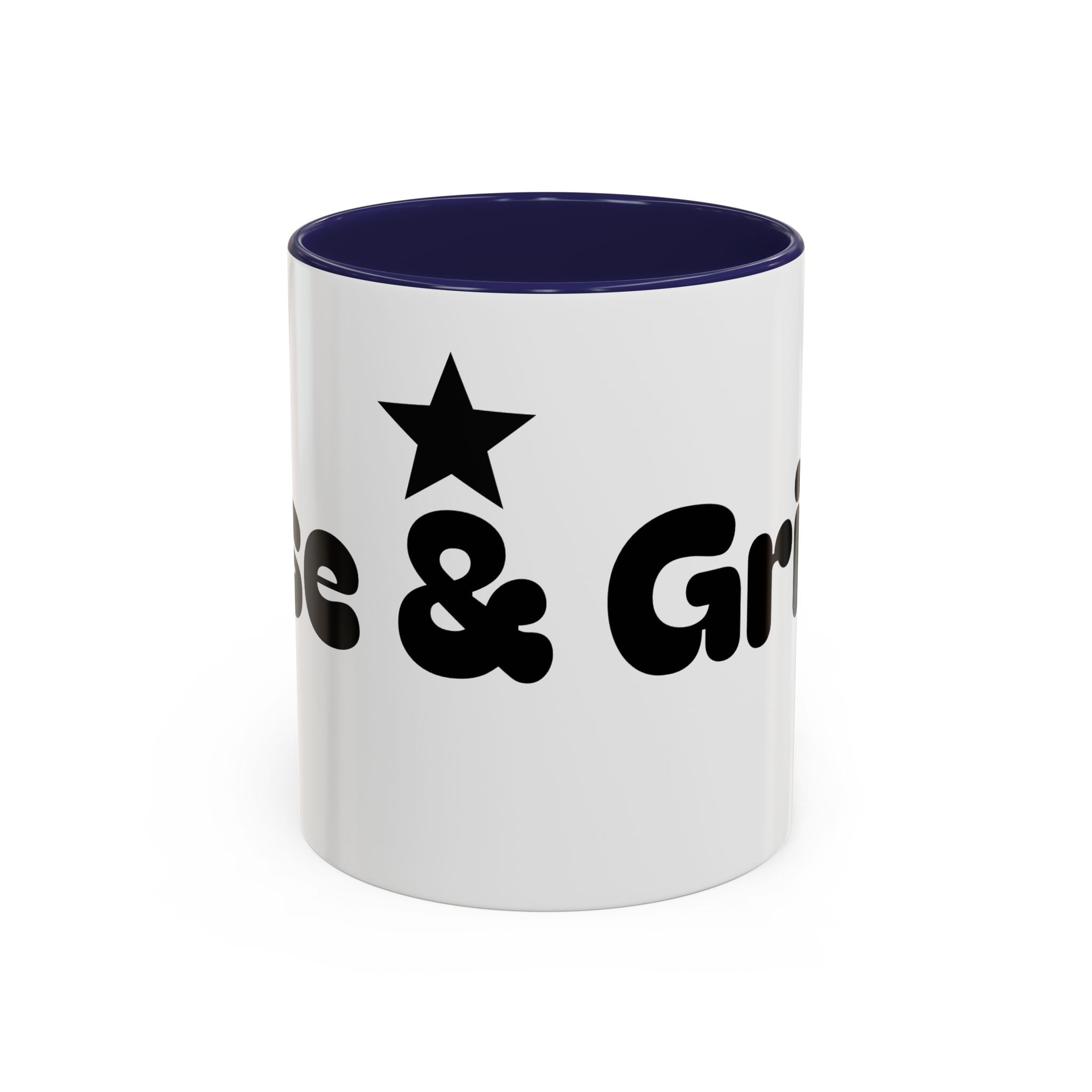 Coffee Mug — Rise & Grind Black Accent Ceramic Mug (11oz & 15oz)