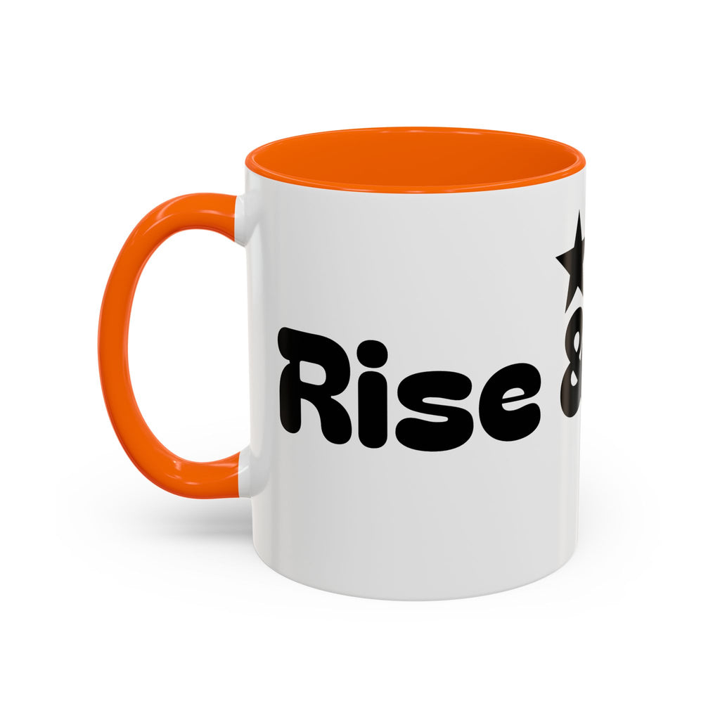 Coffee Mug — Rise & Grind Black Accent Ceramic Mug (11oz & 15oz)