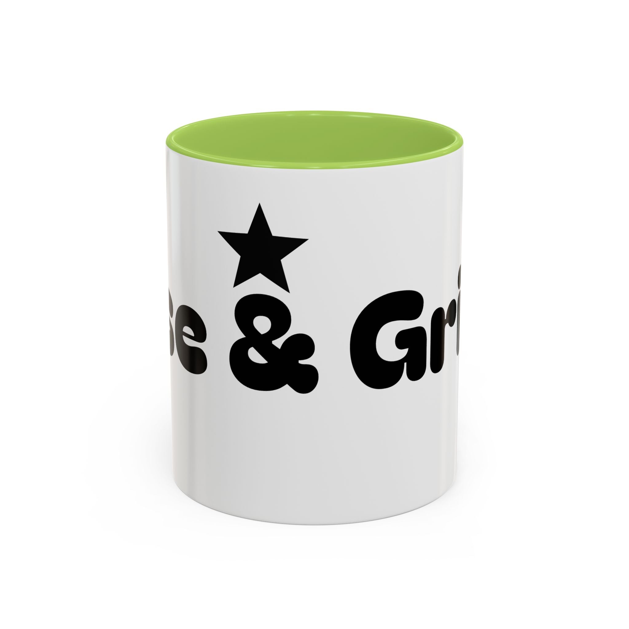 Coffee Mug — Rise & Grind Black Accent Ceramic Mug (11oz & 15oz)
