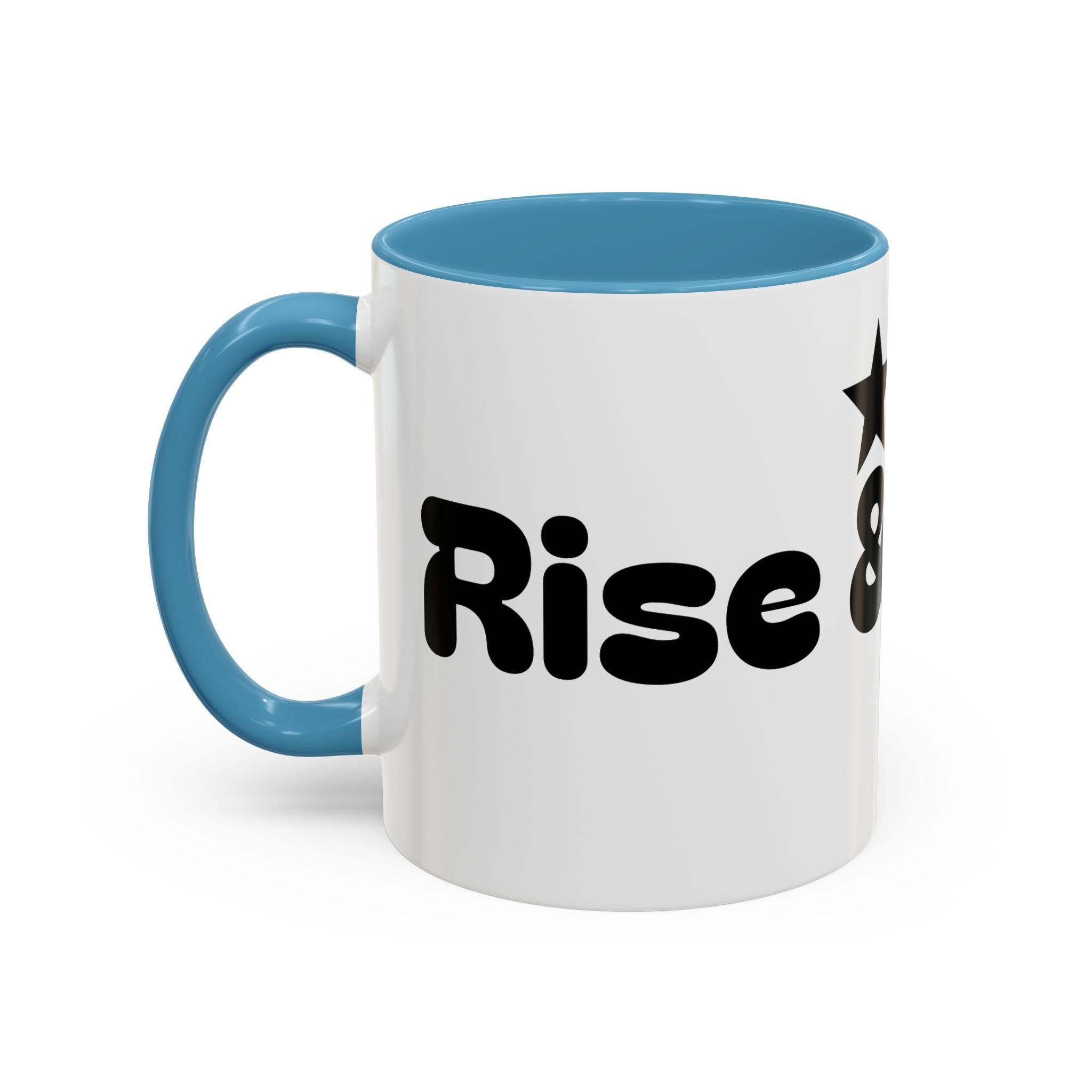 Coffee Mug — Rise & Grind Black Accent Ceramic Mug (11oz & 15oz)
