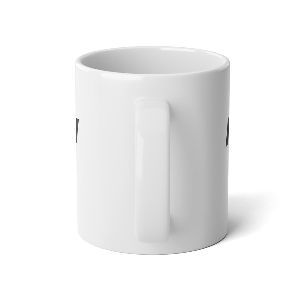 20oz Jumbo Mug — 'God Did' Bold Script Christian Coffee Cup