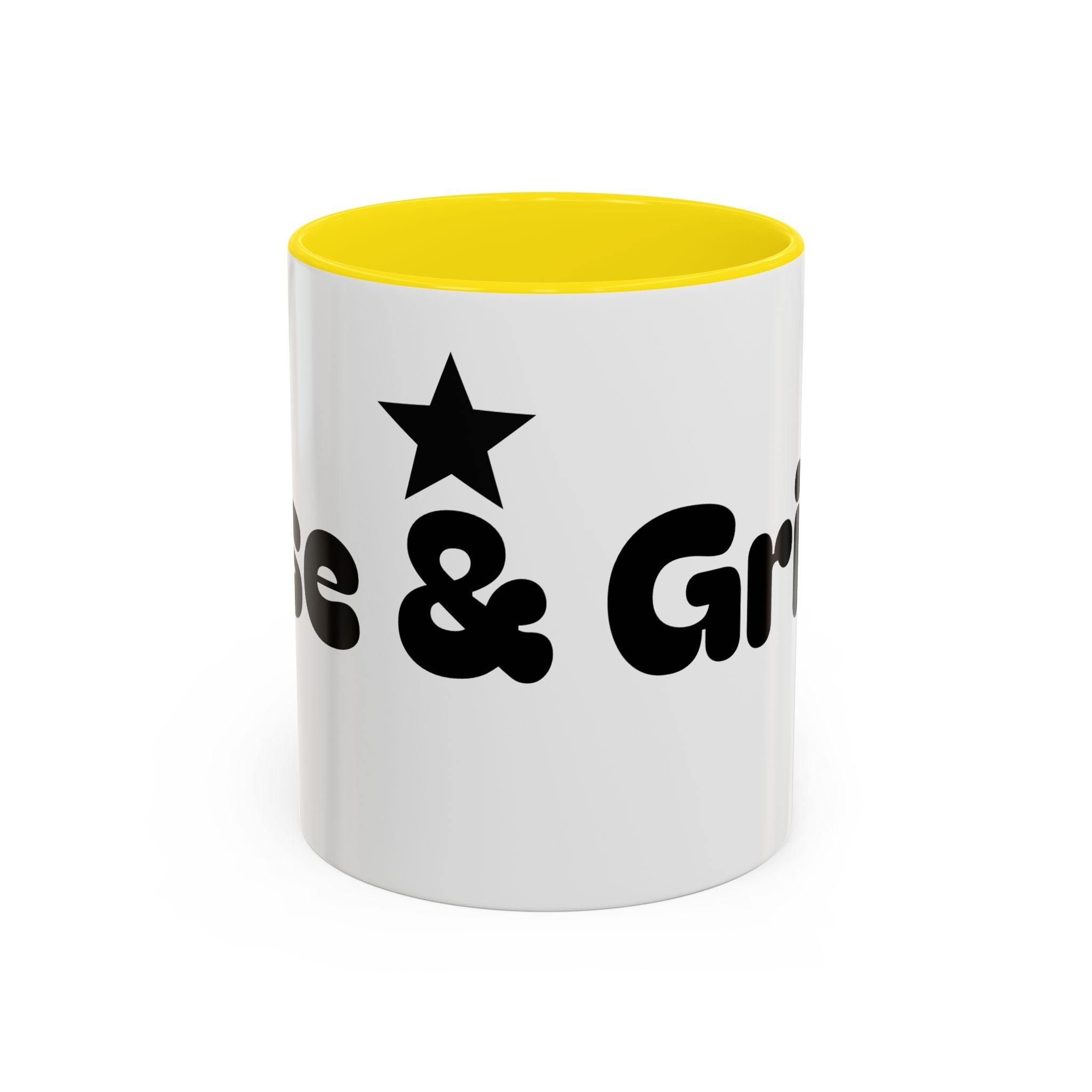 Coffee Mug — Rise & Grind Black Accent Ceramic Mug (11oz & 15oz)