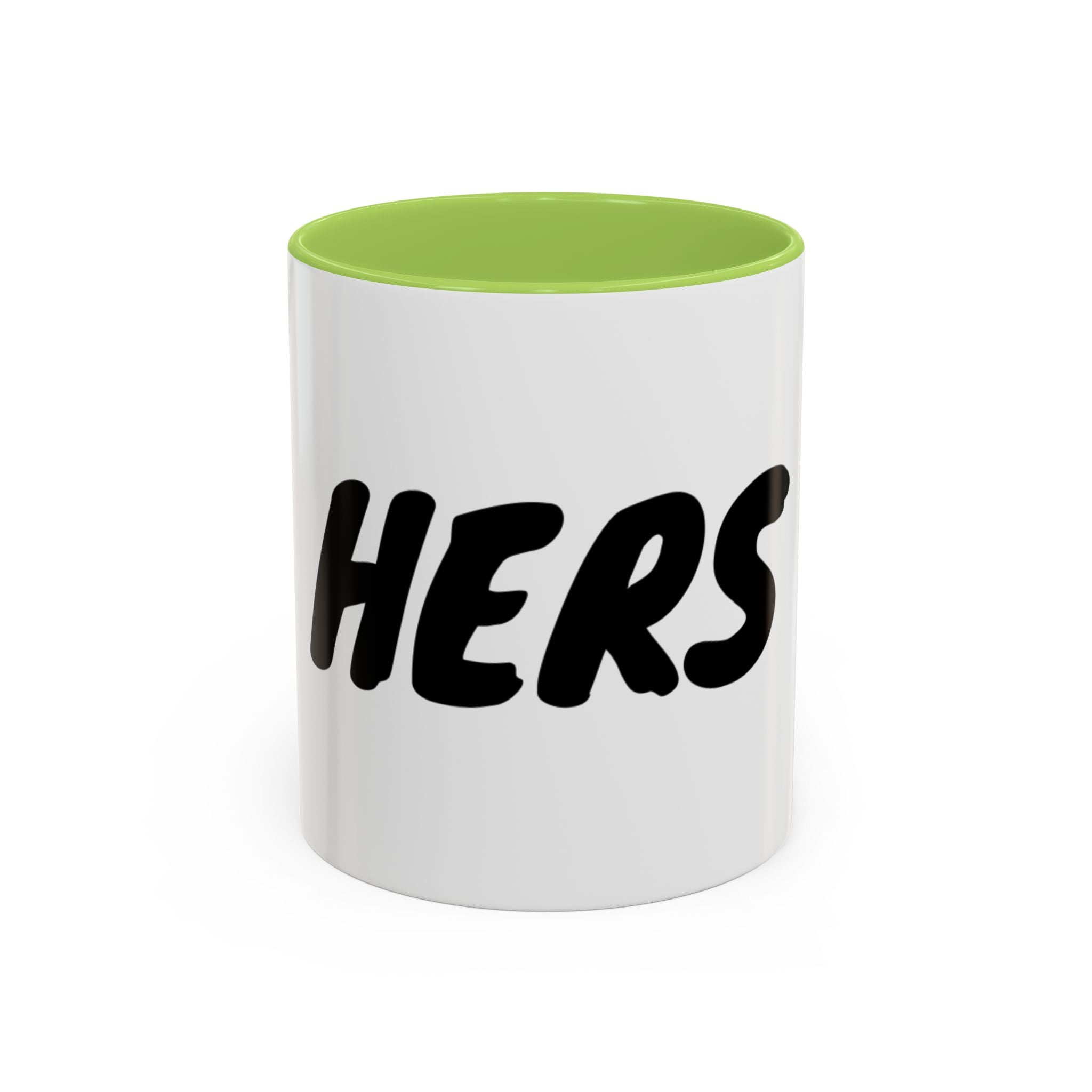 Accent Coffee Mug (11, 15oz) "HERS" COFFEE MUG