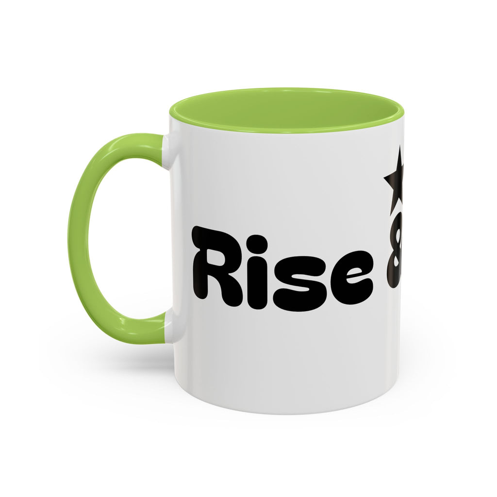 Coffee Mug — Rise & Grind Black Accent Ceramic Mug (11oz & 15oz)