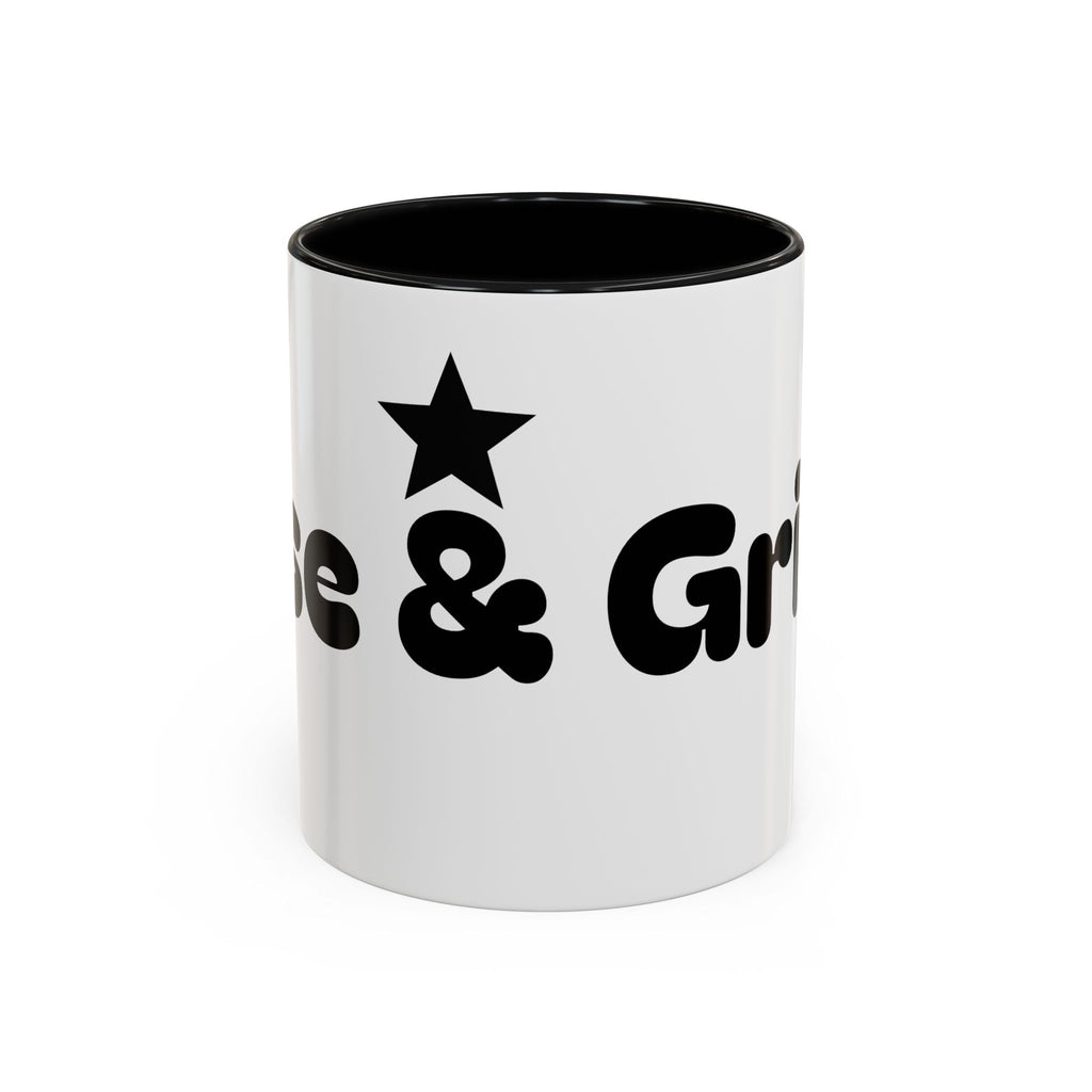 Coffee Mug — Rise & Grind Black Accent Ceramic Mug (11oz & 15oz)