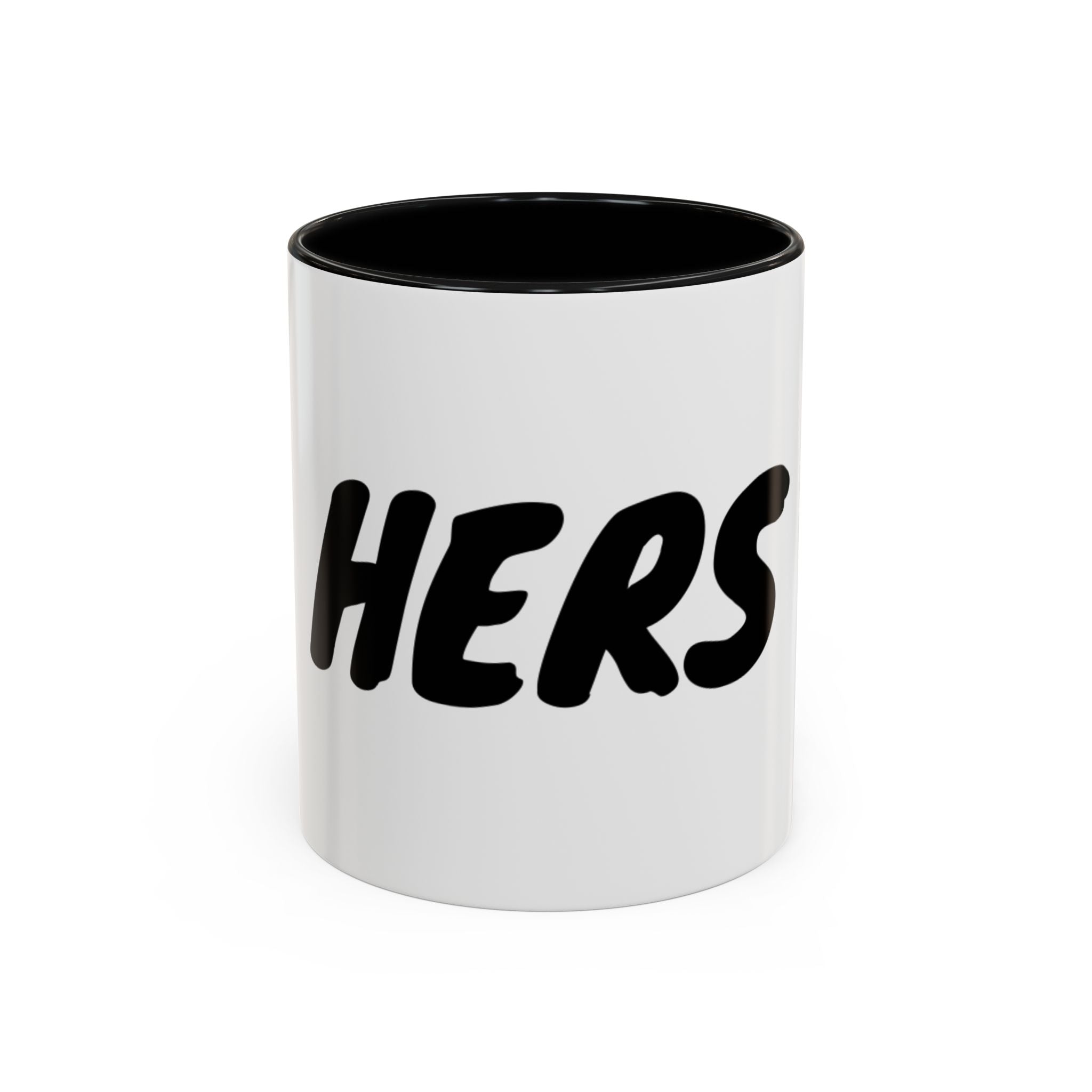 Accent Coffee Mug (11, 15oz) "HERS" COFFEE MUG