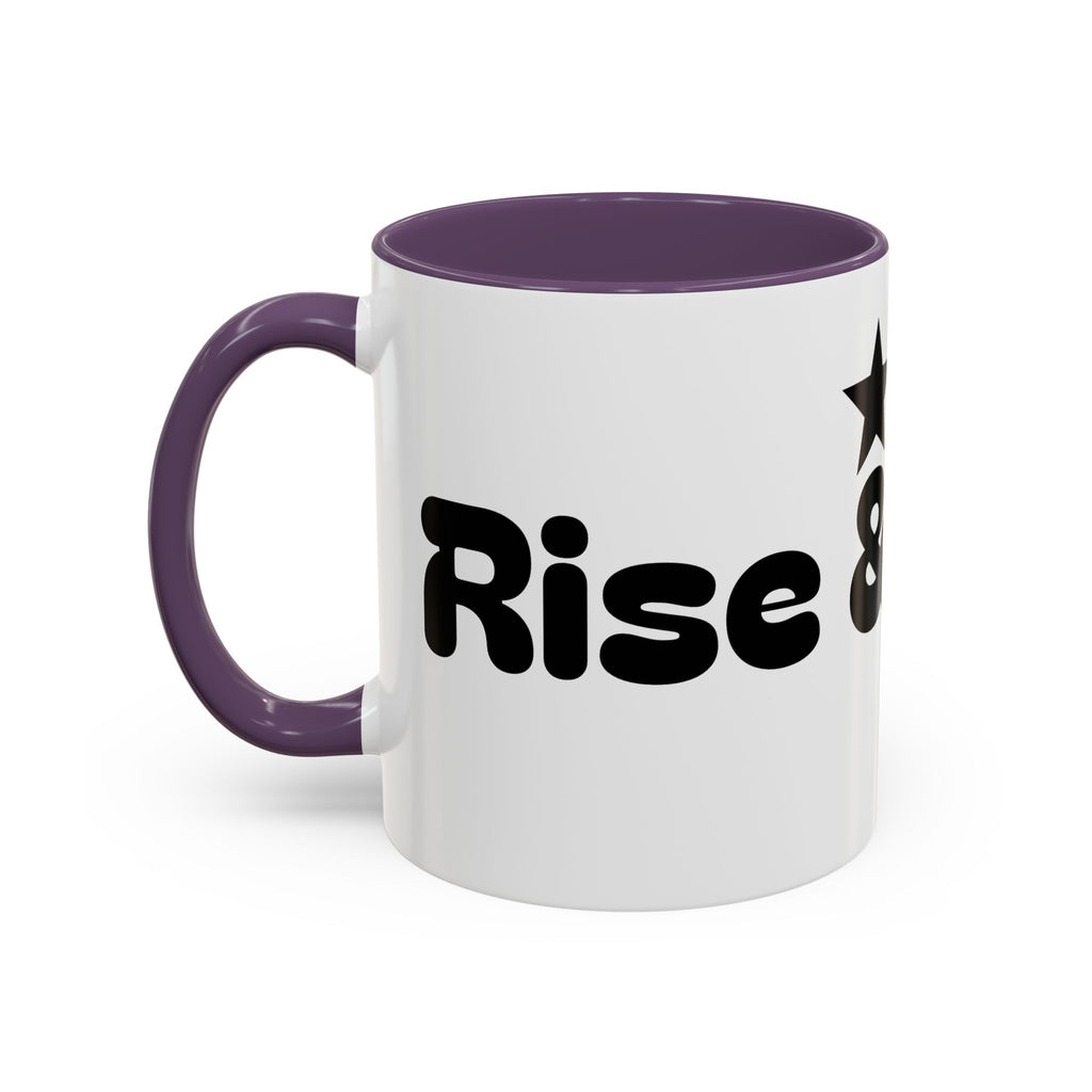 Coffee Mug — Rise & Grind Black Accent Ceramic Mug (11oz & 15oz)