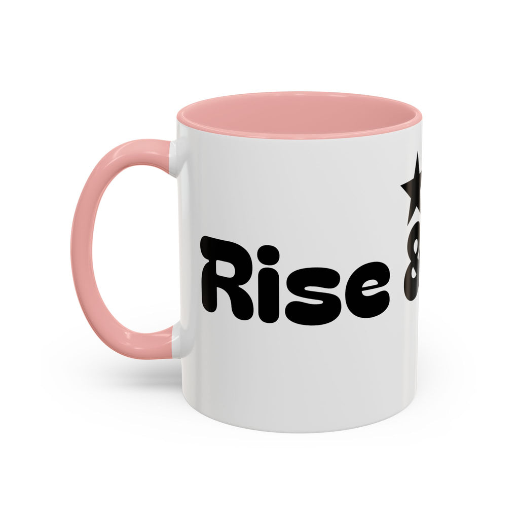 Coffee Mug — Rise & Grind Black Accent Ceramic Mug (11oz & 15oz)